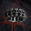 Graveyard Skull Band Ring – Stainless Steel Skull Ring (Thick or Thin Band)