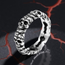 Graveyard Skull Band Ring – Stainless Steel Skull Ring (Thick or Thin Band)