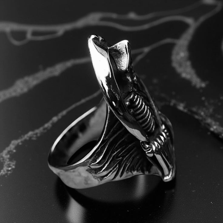 Grim Reaper Ring – Stainless Steel Death Skull Statement Ring