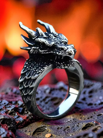 Draconic Guardian Stainless Steel Ring