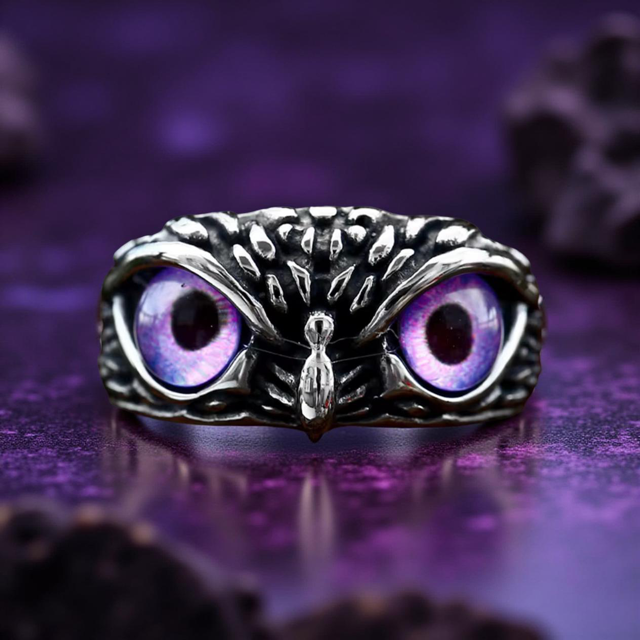 Mystic Owl  Ring – Stainless Steel Animal Spirit Jewelry