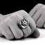 Devil’s Trap Sigil Ring – Stainless Steel Supernatural Symbol Ring