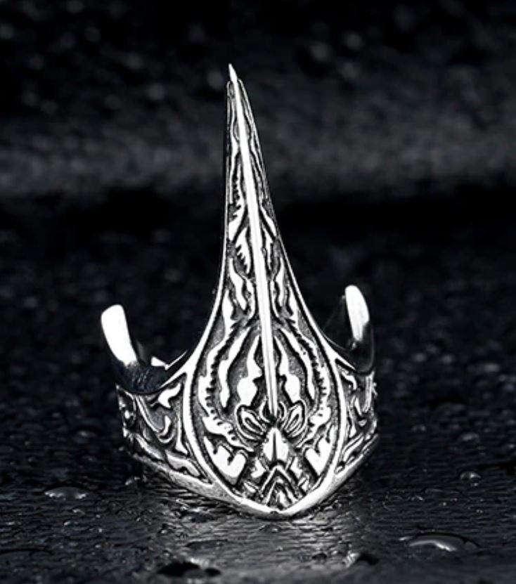 Obsidian Talon Ring – Stainless Steel Claw Statement Ring