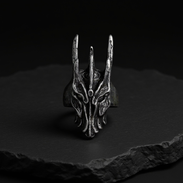 Sauron Stainless Steel Ring – Lord of the Rings Inspired (4mm)