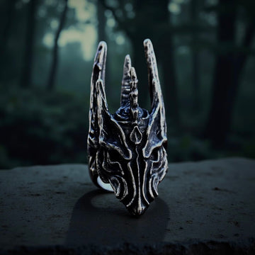 Sauron 8mm Ring – Stainless Steel Lord of the Rings Inspired Jewelry