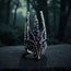 Sauron-Inspired Large 8mm Stainless Steel Ring