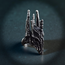 Sauron-Inspired Large 8mm Stainless Steel Ring