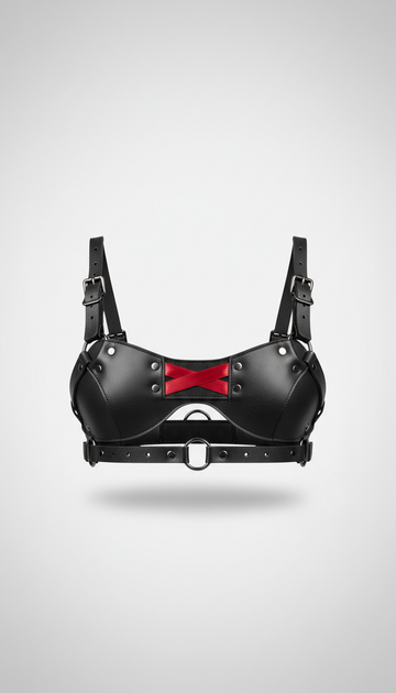 Structured Vegan Leather Harness